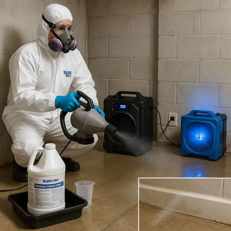 Sanitization and Odor Removal process in Cross Plains, WI